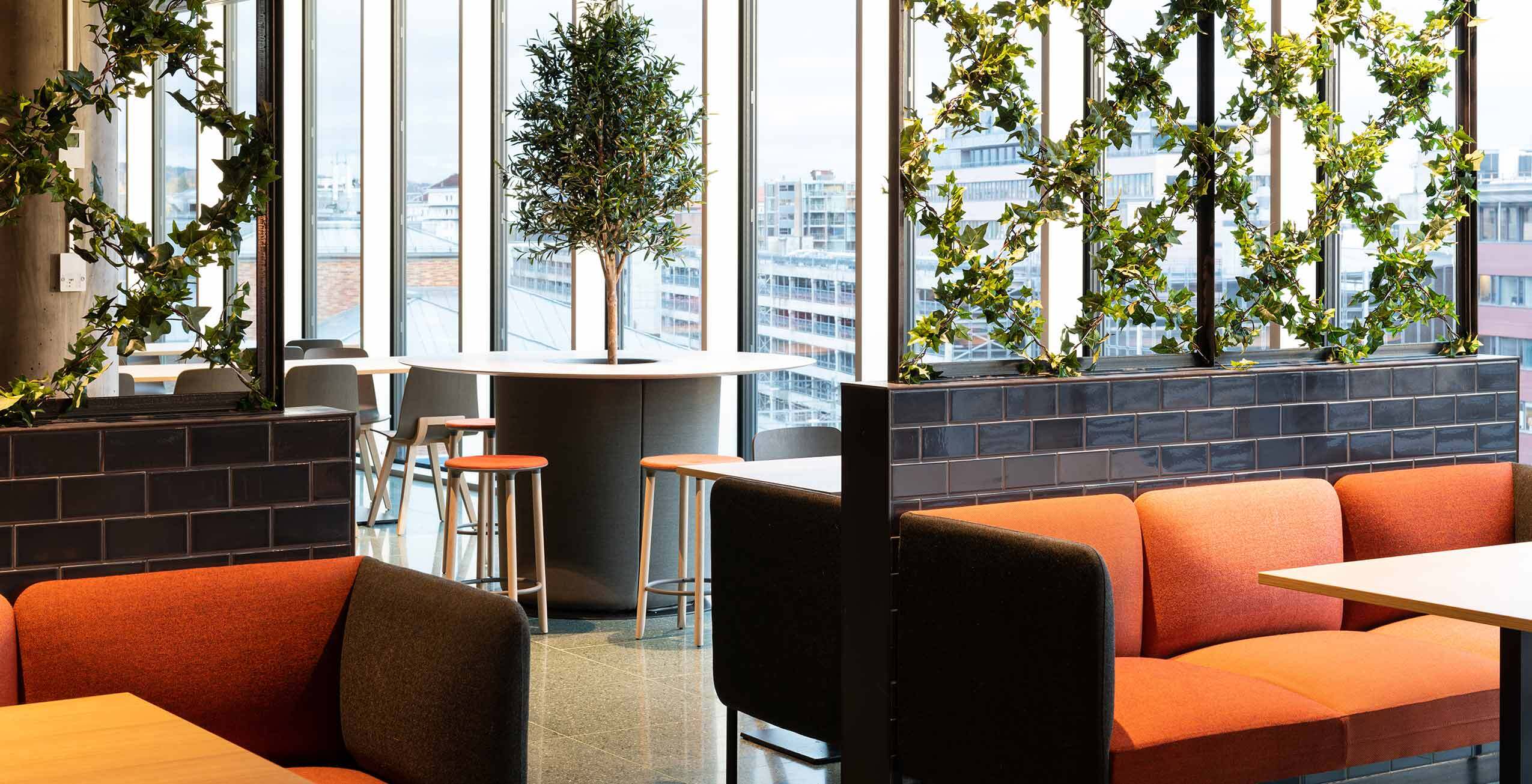 Dev Centre House workspace interior with collaboration desks