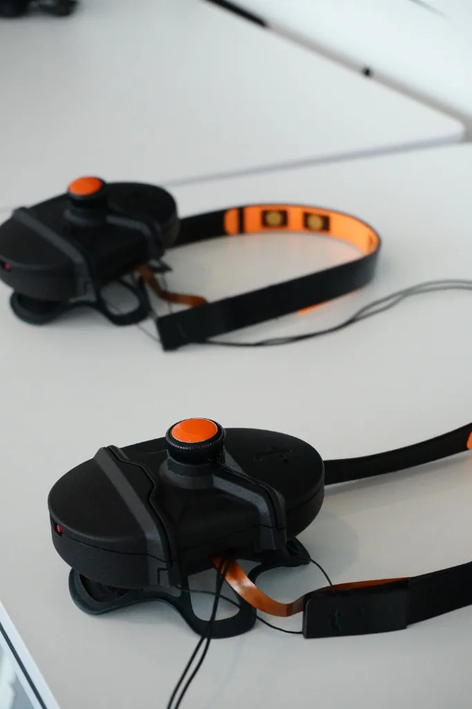 T-box EEG wearables used with the research platform